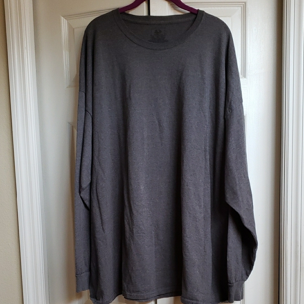 Men's Gray Long Sleeve Shirt